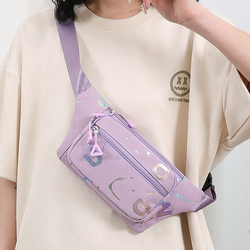 2026新款潮牌多功能斜挎腰包女士胸包户外休闲工作运动手机大容量