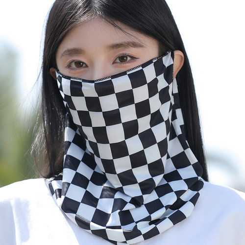 夏季防晒面罩全脸冰丝袖套男女