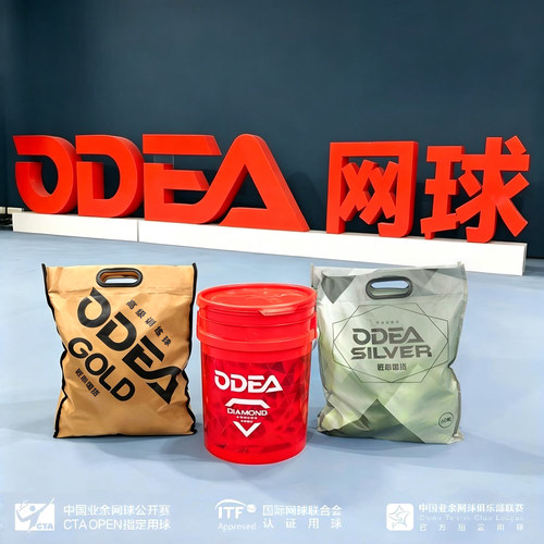 ODEA欧帝尔网球gold/rose高级专业网球训练比赛球耐打无压GOLD球