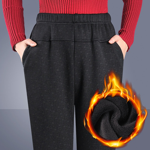 秋冬长裤 老太太裤 中老年女裤 加绒加厚外穿宽松老人裤 妈妈裤 奶奶裤