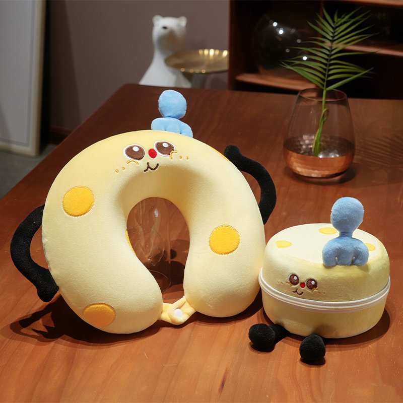 U型枕趣味卡通护颈椎可爱记忆棉可拆旅行坐车飞机护颈椎枕可收纳,床上用品,U型枕/便携枕,淘宝优惠券,粉丝福利购,淘宝优惠卷