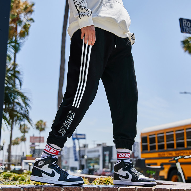 Three bars Sports pants Easy Trend Europe and America Hip hop trousers Autumn Haren pants sweatpants  Chaopaiin the Men's clothing, Casual pants  category - from Buy2taobao.com to provide professional Taobao agent buy service