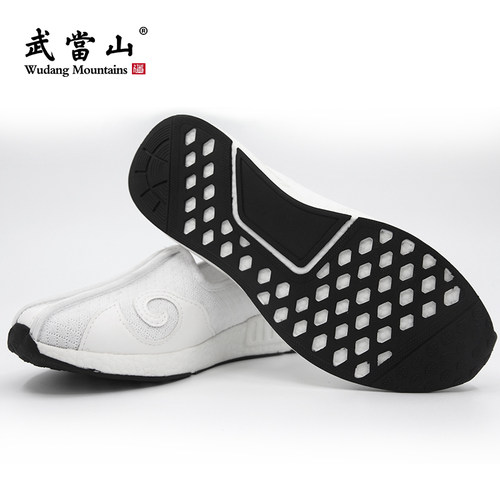 速发当武适道鞋太极鞋春秋款舒山轻质软底武当传统祥云道鞋练功云