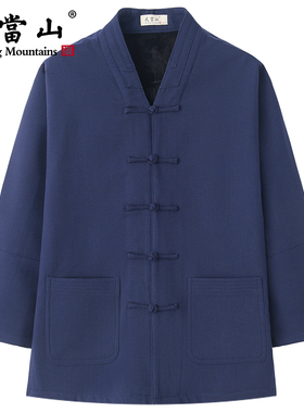 武当山服饰道领春秋款三清领服装加绒三宝领小褂男女款97023R上衣
