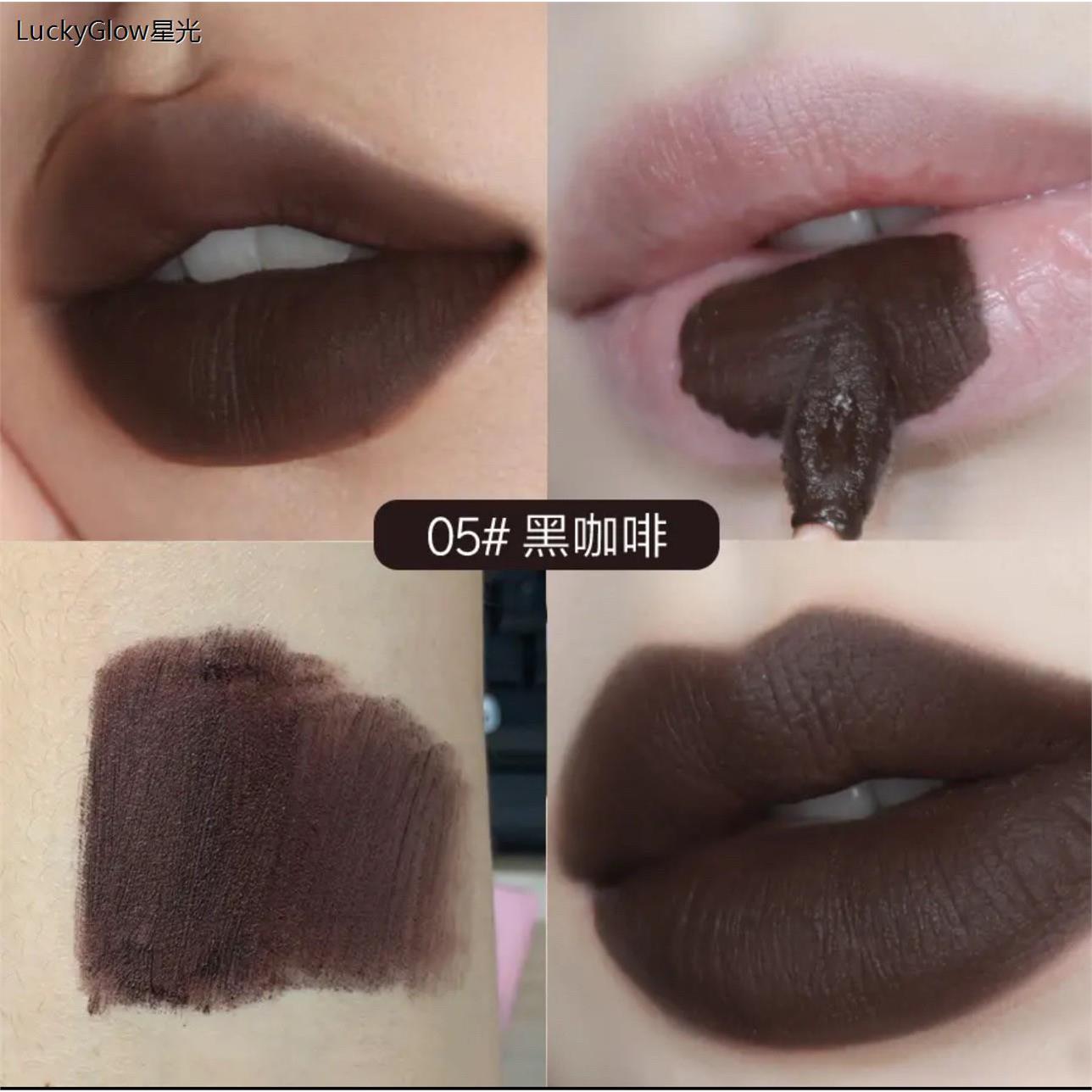 拽姐的口红!欧美风棕色唇