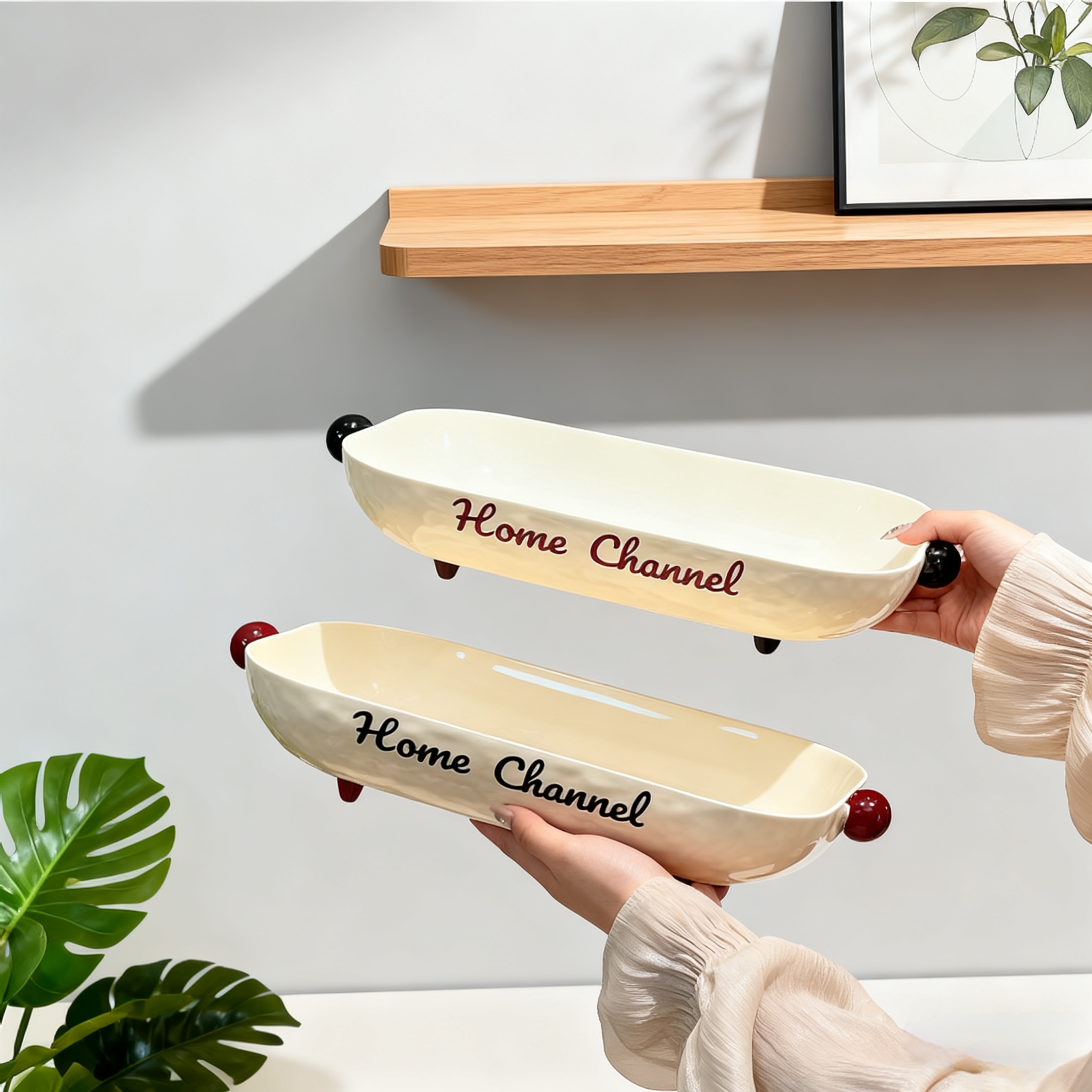 水果盘客厅家用茶几零食摆放盘高端精致高颜值果盘轻奢高档糖果盘