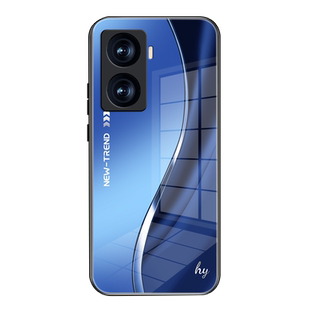 适用vivoY77手机壳新款玻璃防摔保护套vivoY77硅胶软边小众全包网红潮牌男女时尚个性创意高级感渐变简约外壳