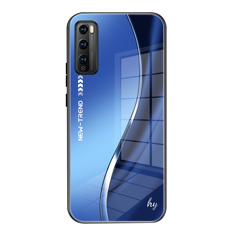 适用畅享20Pro/畅享Z手机壳新款钢化玻璃男女硅胶全包防摔保护套高级感创意商务高档超薄经典流线形外壳