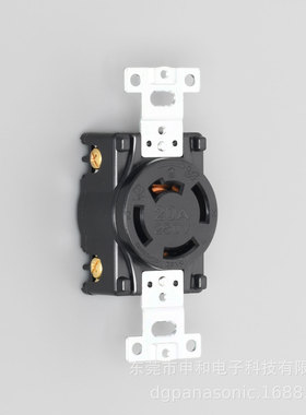 AMERICAN DENKI美国电机暗装工业插座4220美标插座连接器20A250V