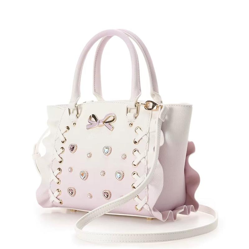 洛丽塔Lolita蝴蝶结斜跨托特包