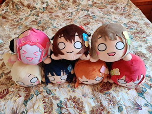 【正版现货】 lovelive LLAS 虹团 宫下爱 朝香果林30cm毛绒趴趴