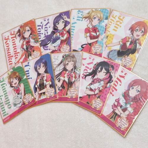 【正版现货】lovelive 缪斯 十周年 交响乐会 限定色纸&透卡 立牌