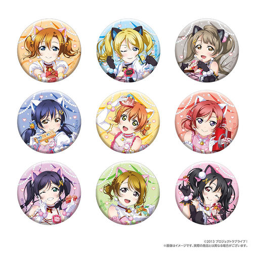 【定金拼团预售】Lovelive POP UP STORE快闪 猫耳吧唧挂件透卡