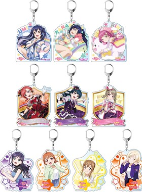 【正版现货】lovelive LLAS 4月 钟岚珠 主题10cm亚克力钥匙扣