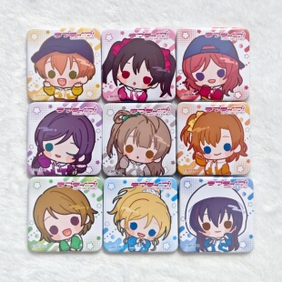 【正版拼团现货】lovelive 缪斯 东条希 妮可 新绘图Q版徽章吧唧