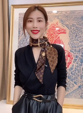 绑发飘带绑包长款腰带领巾女长条