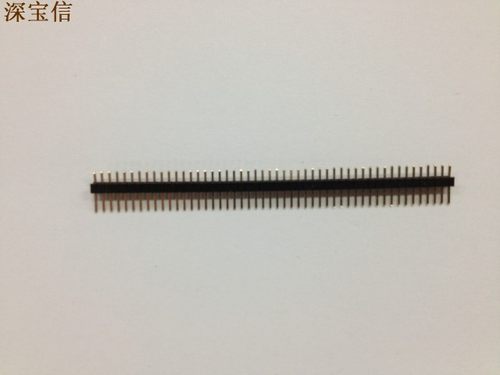 疯抢 1.27间距单排针 1.27单排针 1*50 镀金连接器BOBARRY/柏佰利