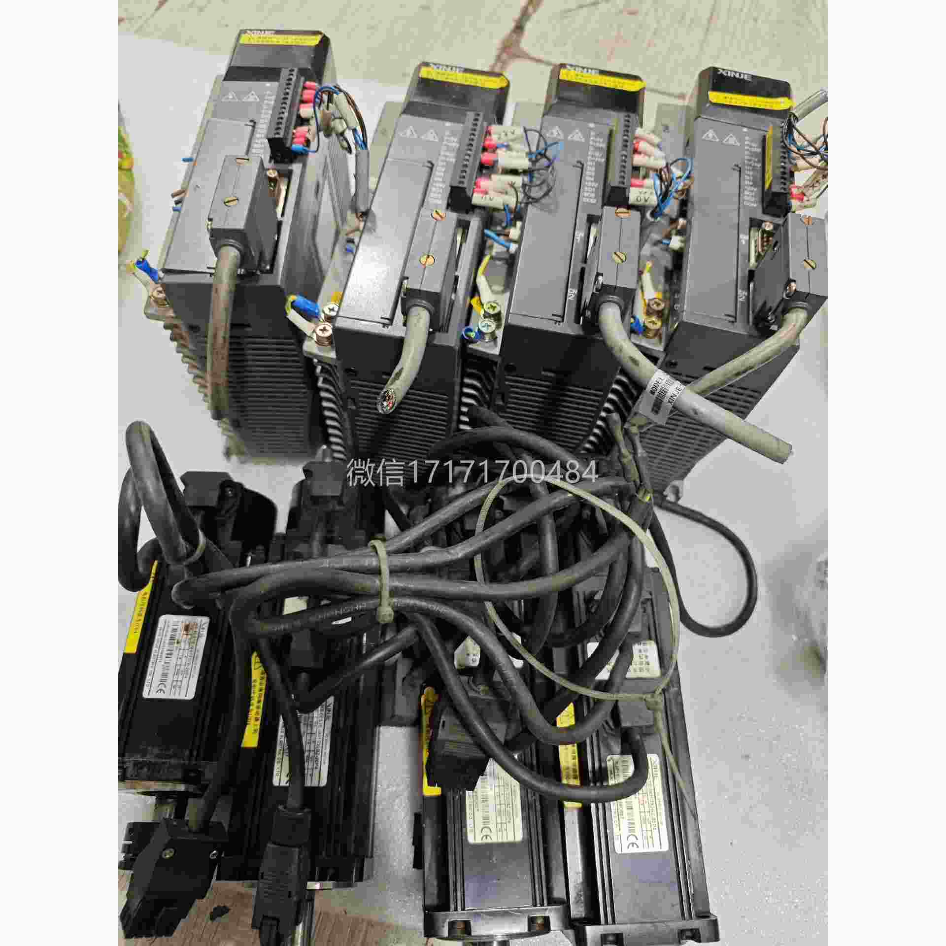 2手议价200W信捷伺服驱4动器DS34E-0P-PFA，电机：MS