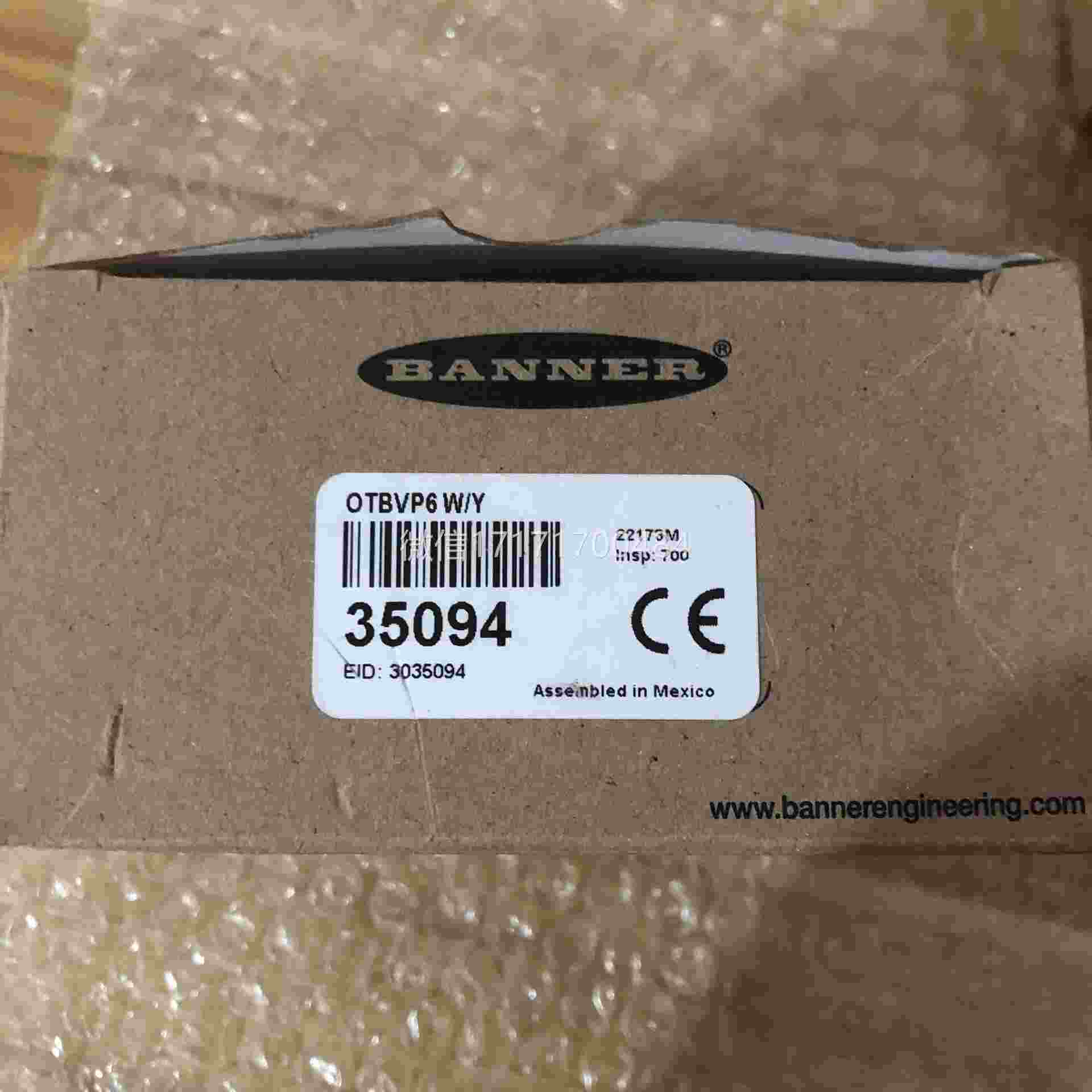 议价-全新B器ANNRE/邦纳传感OTBVP6，实拍摄！数量物2个