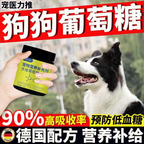 葡萄糖狗狗专用猫咪多维营养氨基酸提高免疫力产后能量体力补充剂