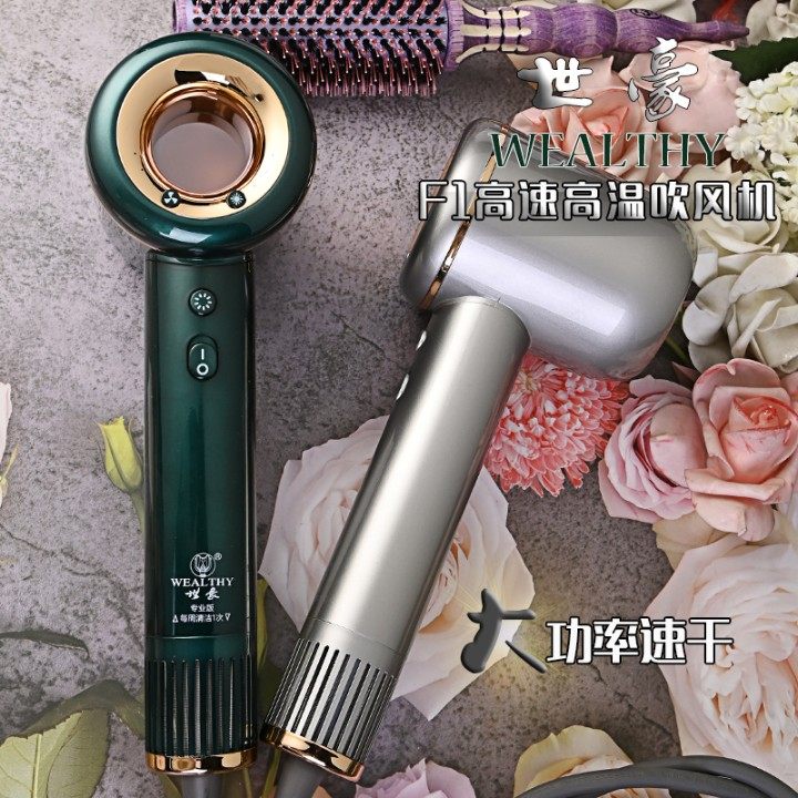 F1世豪高速吹风机家用吹风机低噪速干大功率风力负离子护发吹风机