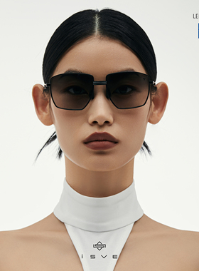 简约钛架轻巧商务墨镜方框百搭