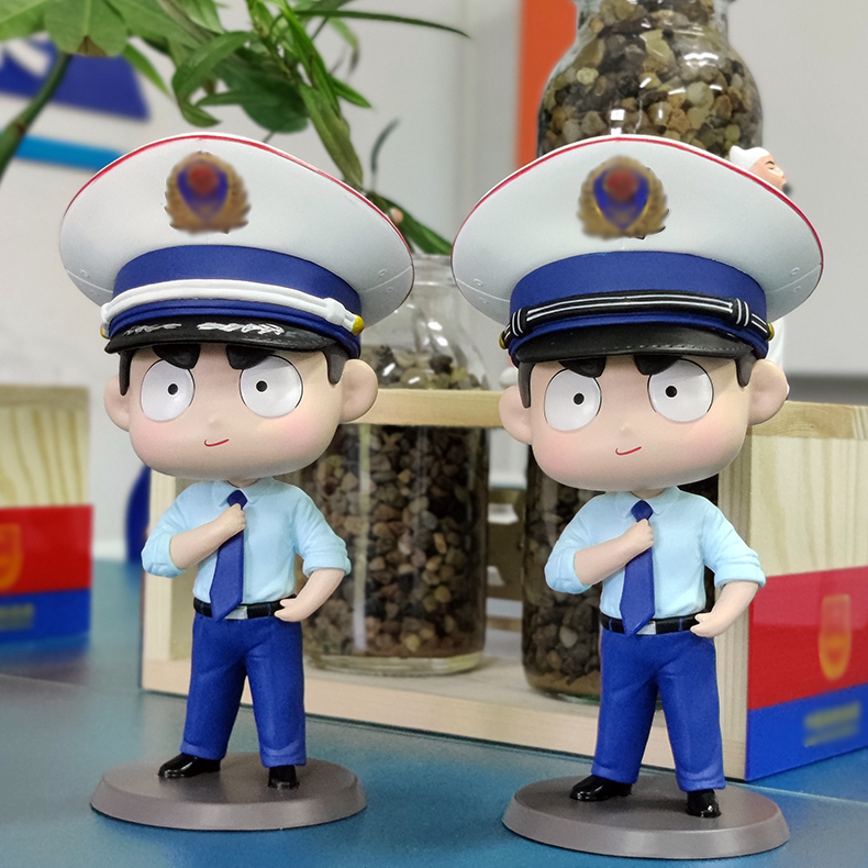 消防卤蛋第三代公仔手办送蓝朋友创意玩偶