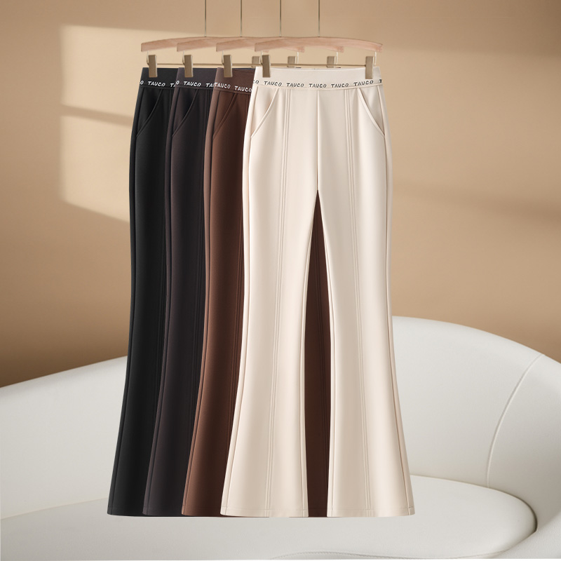 女士秋季新款小个子西装微喇裤