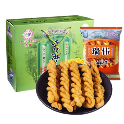 河南特产民权县张瑞伟手工贡麻花