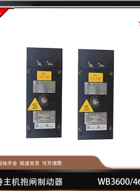 威特主机电梯抱闸制动器WB3600/4600A块式电磁铁上行超速保护装置