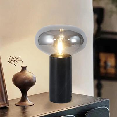 北欧轻奢后现代简约客厅书房卧室床头样板房展厅大理石玻璃台灯