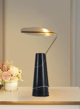 后现代大理石轻奢台灯北欧简约设计师客厅卧室床头展厅艺术装饰灯