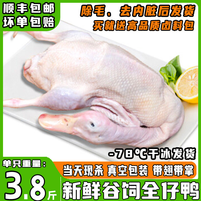 现杀仔鸭顺丰包邮真空包装锁鲜