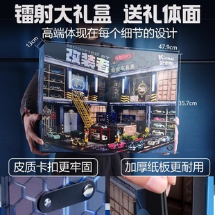 kicasi凯卡西改装 男孩子玩具车儿童生日礼物 者仿真合金小汽车套装