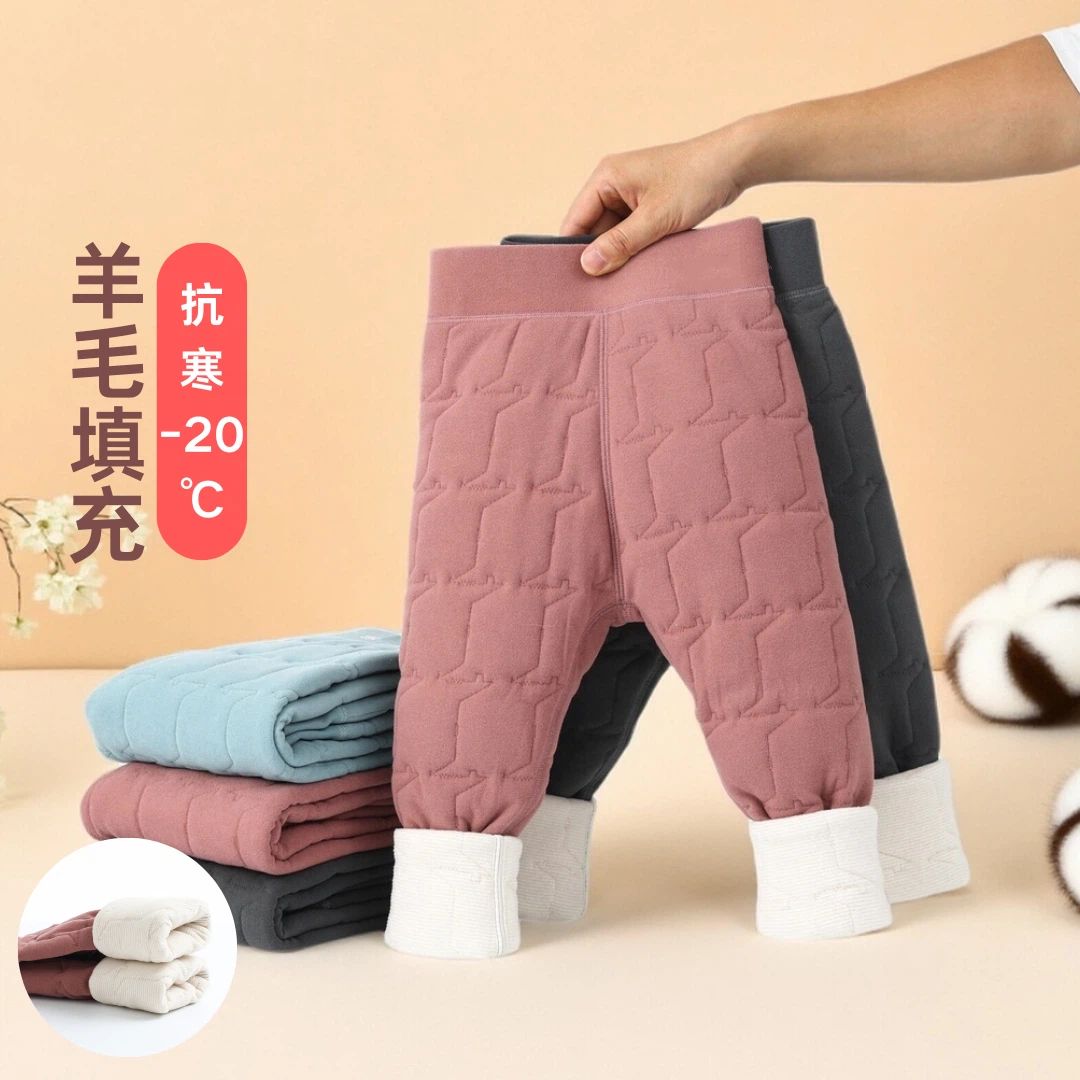 新款内穿羊毛加厚保暖秋裤