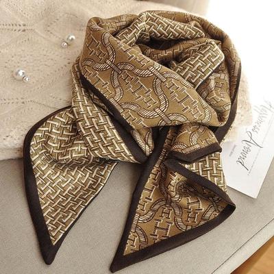 秋冬护颈保暖美拉德小围巾领巾