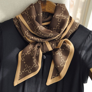2025新款秋冬围巾女冬季百搭复古保暖双面护颈长条飘带丝巾围脖