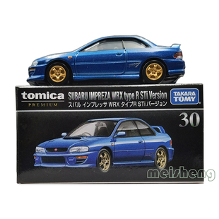 TOMY多美卡合金车TOMICA旗舰版新车黑盒TP30号斯巴鲁翼豹WRX 日版