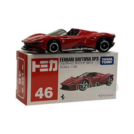 TOMY多美卡敞篷F50日版初回46号法拉利SP3儿童玩具车模 LaFerrari