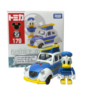 TOMY多美卡tomica合金车模唐老鸭垃圾运输车DM05894346唐老鸭船