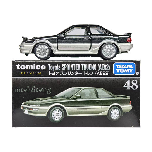 TOMY多美卡仿真合金车模型黑盒TP48丰田Toyota SPRINTER AE92