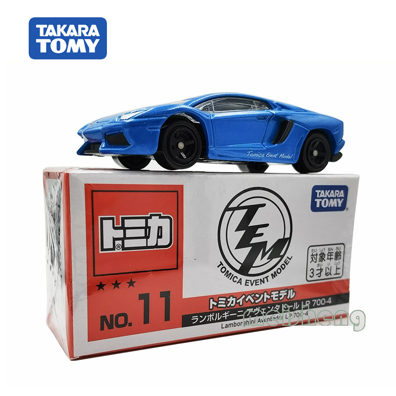 tomy多美卡tomica合金车模no.11商城版兰博基尼小汽车模型玩具