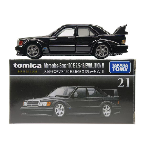 TOMY多美卡仿真合金汽车黑盒旗舰版TP21奔驰190e2.5-16模型tomica