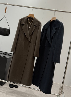 捡漏！70羊毛！淘到商场3297收腰款毛呢大衣T154