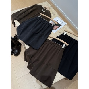 捡漏 复古花苞毛呢半身裙T953 淘到红人店169