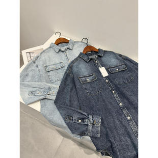 捡漏 短外套上衣全棉复古牛仔外套M069 淘到国外商场299