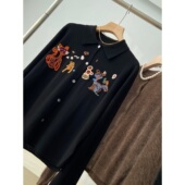 重工刺绣 Y369 针织开衫 羊毛混纺～同品质299 薄款