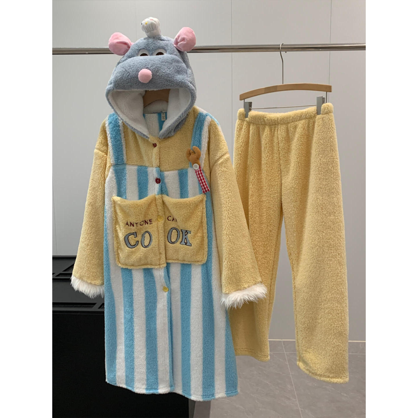 原厂跟单!门店259+珊瑚绒可爱家居服套装S588