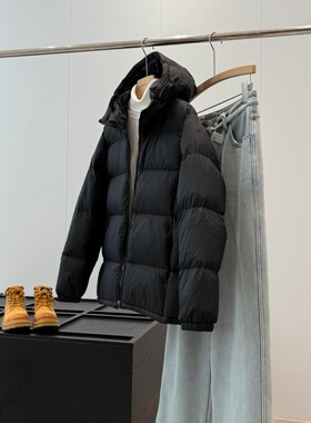 原厂跟单！4级防泼水！门店629情侣款连帽羽绒服T449