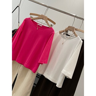 T恤Y918 棉质简约五分袖 捡漏 淘到国外198